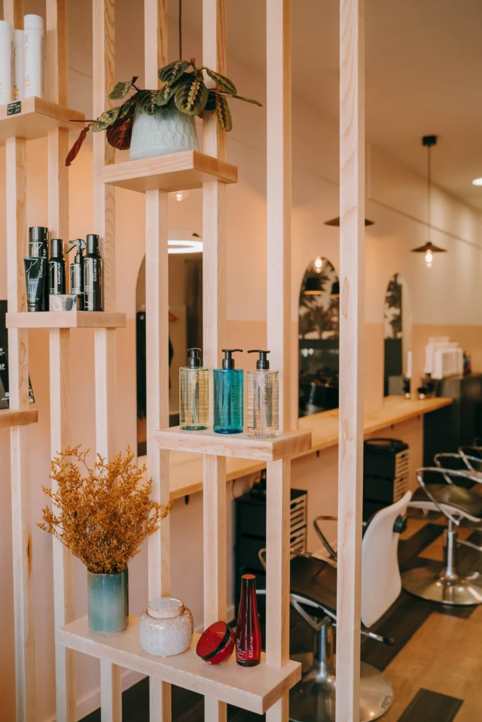 bardage salon de coiffure